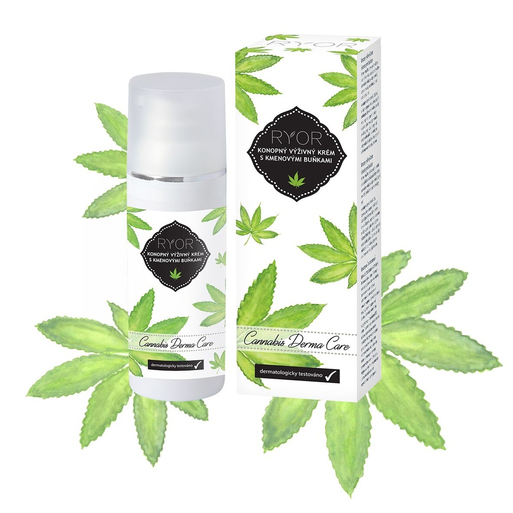 Konopný výživný krém s kmenovými buňkami  - Fotka 1